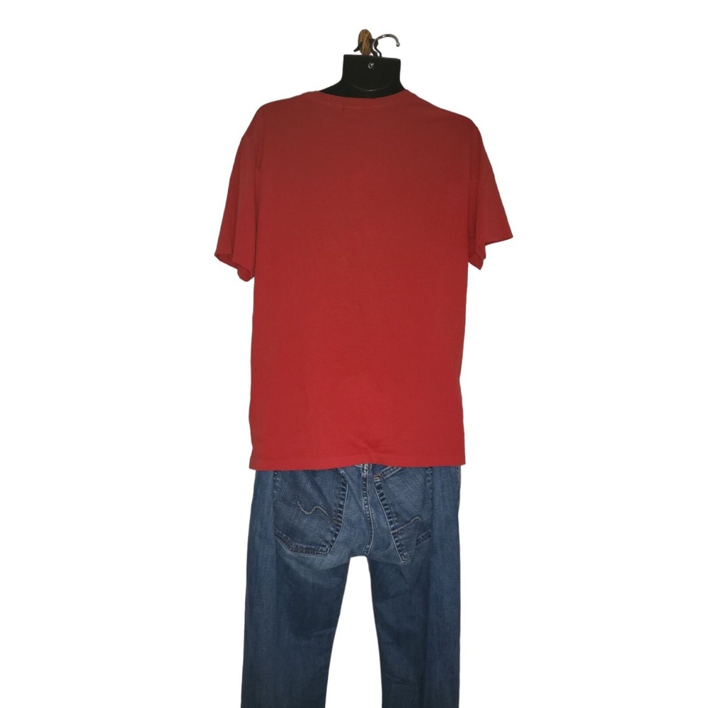 Polo Ralph Lauren Tshirt Men Sz XL 18 - 20 Short Sleeve Big Logo Red Casual Tee - Picture 2 of 6
